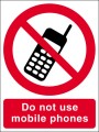 Do not use mobile phones